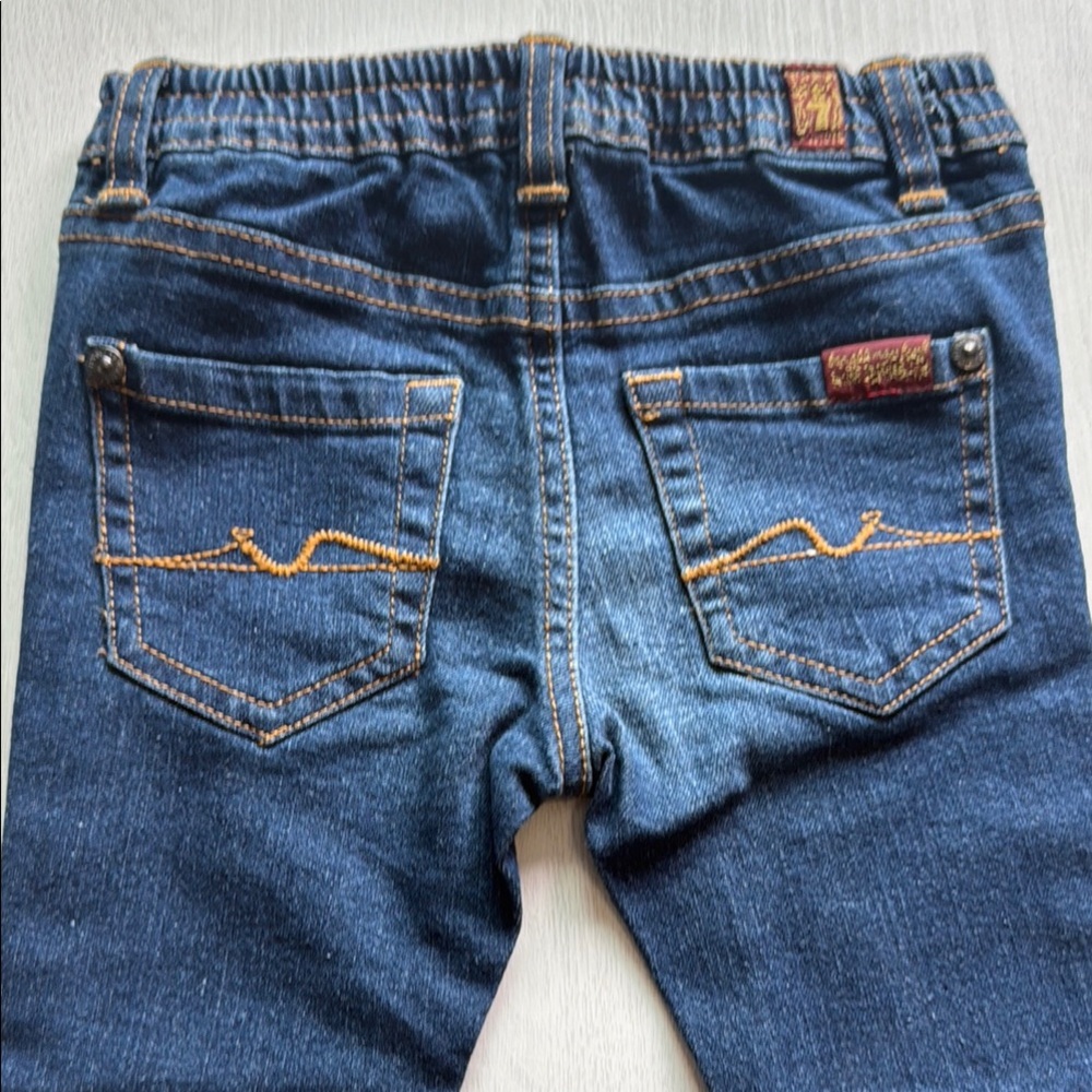 7 For All Mankind Dark Blue Jeans Kids size 18 mo. Never used.